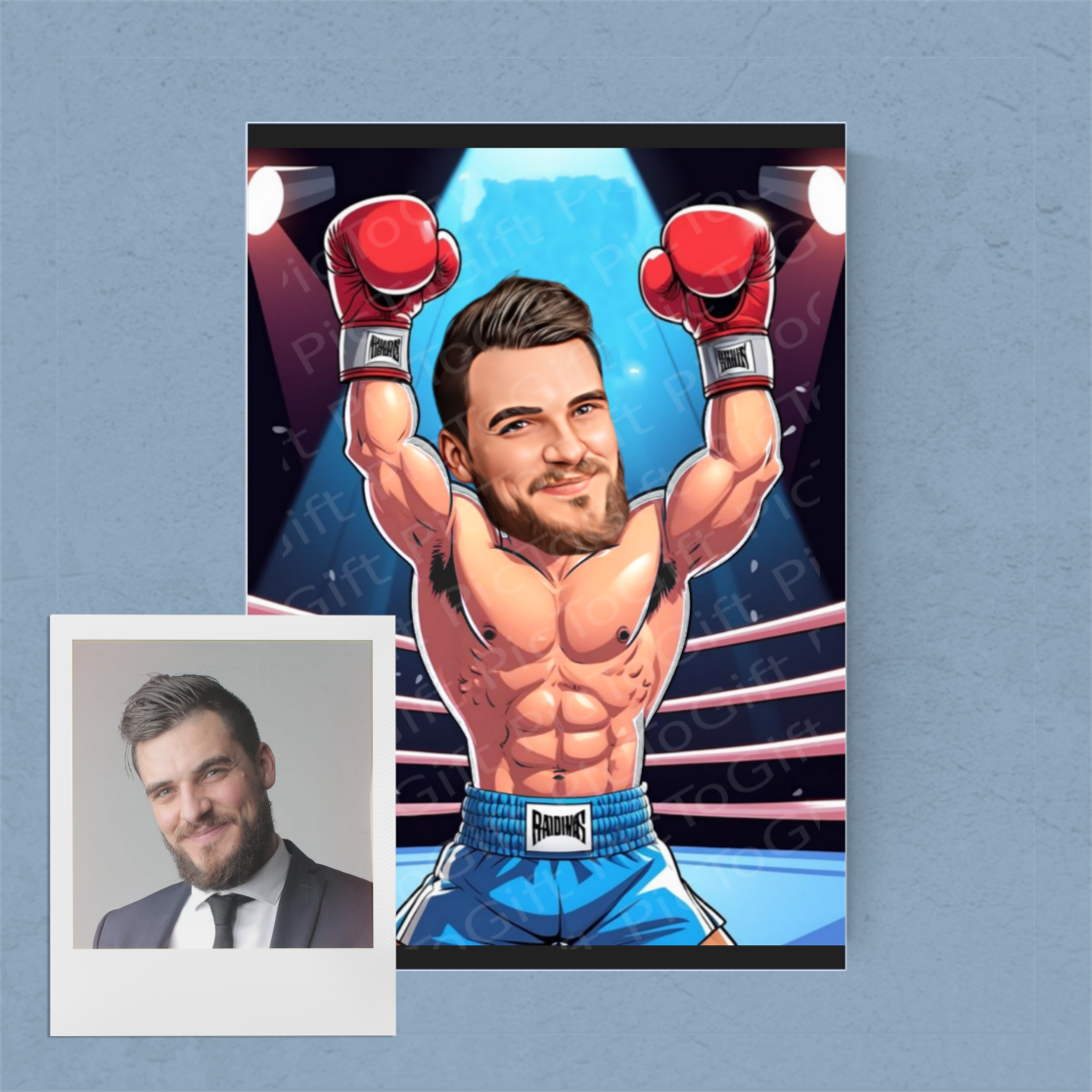 Boxing Victory Celebration Poster