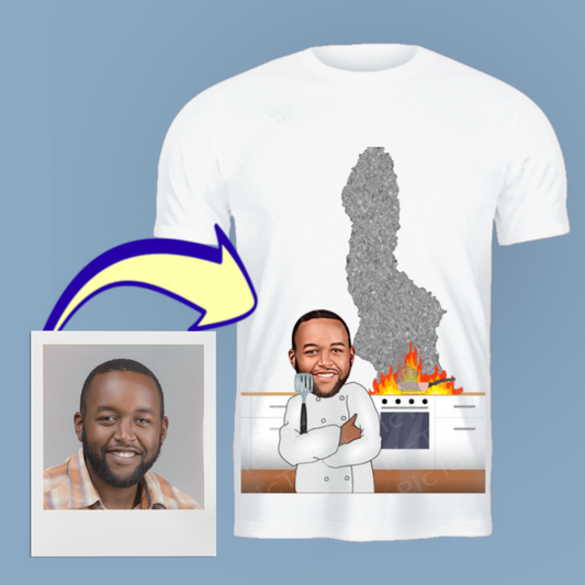 Kitchen Chaos Chef Fire T-Shirt
