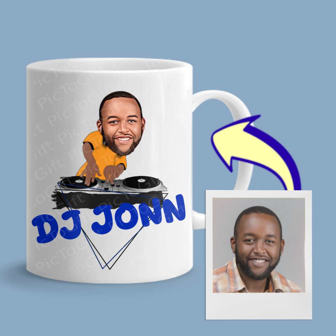 Funny Cool Personalised DJ Mug