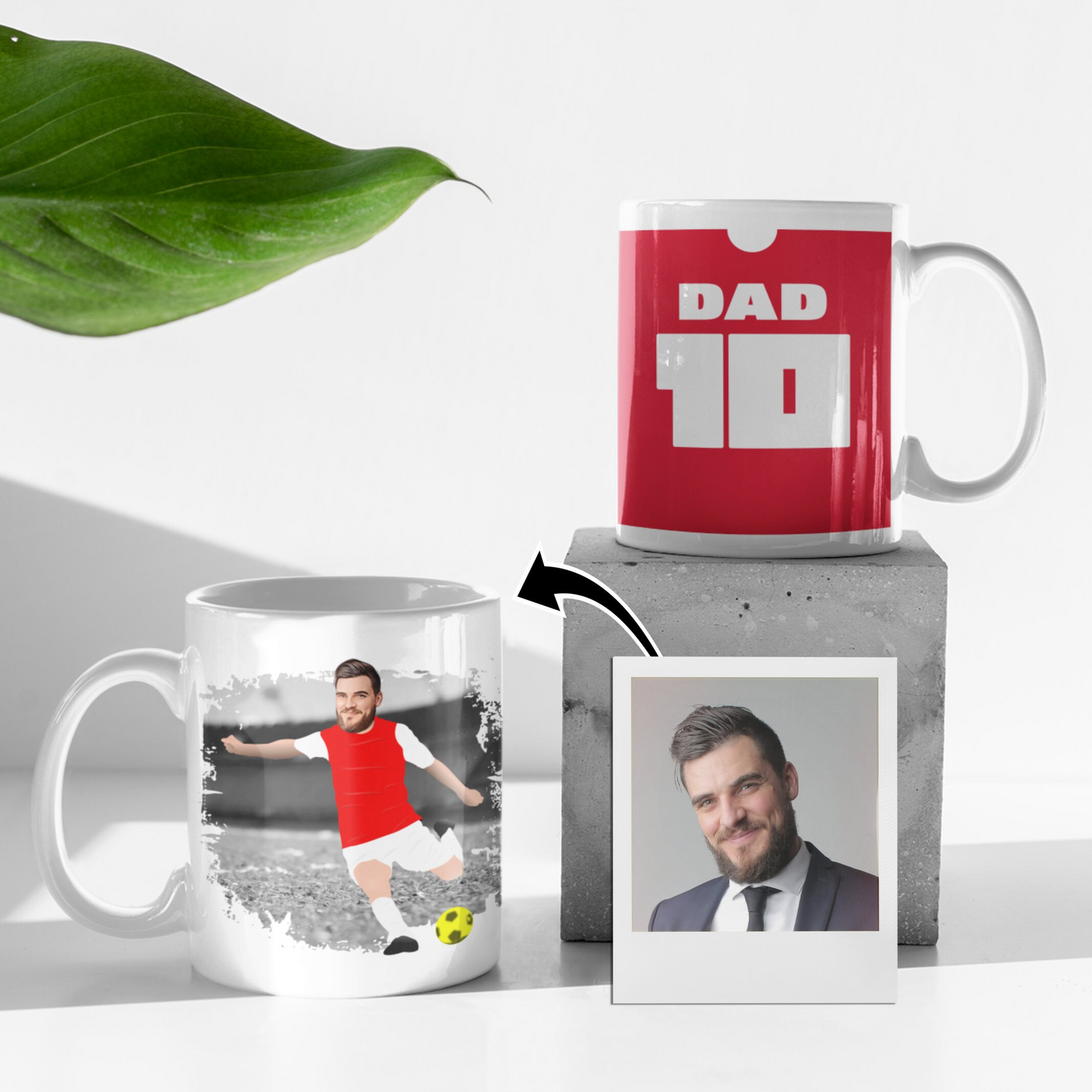 Football | Soccer Player Mug - Any Team Colours