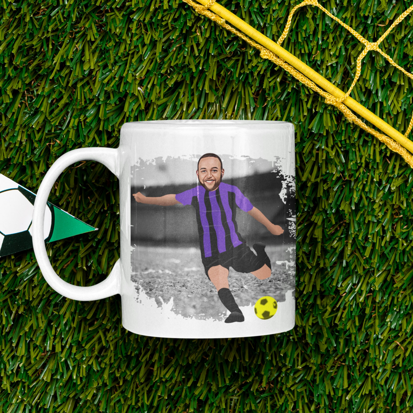 Football | Soccer Player Mug - Any Team Colours