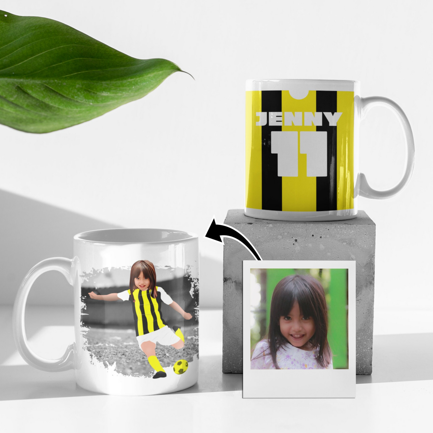 Football | Soccer Player Mug - Any Team Colours