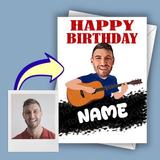 Guitarist | Guitar Player - Music Lover Card