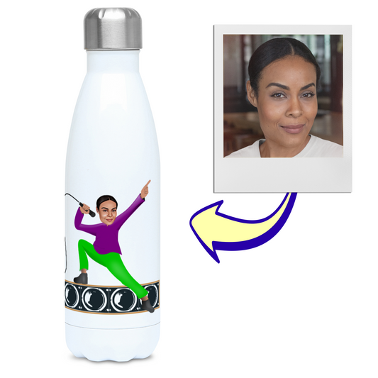 Funny Karaoke Singer Flask | Singer - Vocalist Gift - 500ml Water Bottle