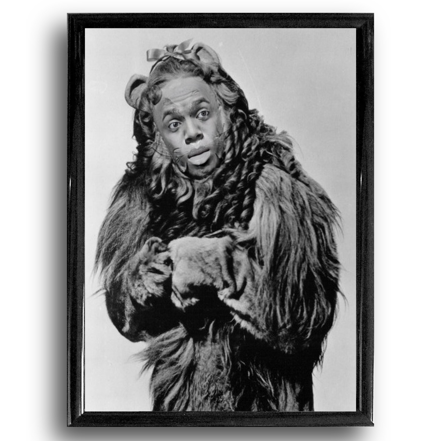 Custom Cowardly Lion Face Swap Movie Poster / Wizard of Oz-Inspired Art Print