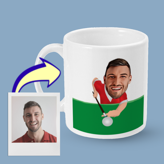 Snooker | Pool Player Custom Photo Mug