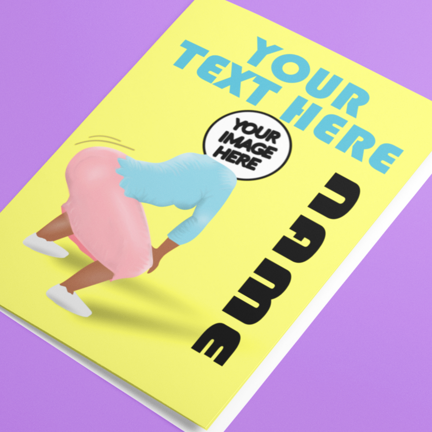 Funny Custom Photo Granny Twerk Card | Any Photo - Any Occasion Personalised Greeting Card