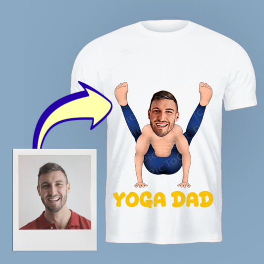 Funny Yoga Man Pose T-Shirt