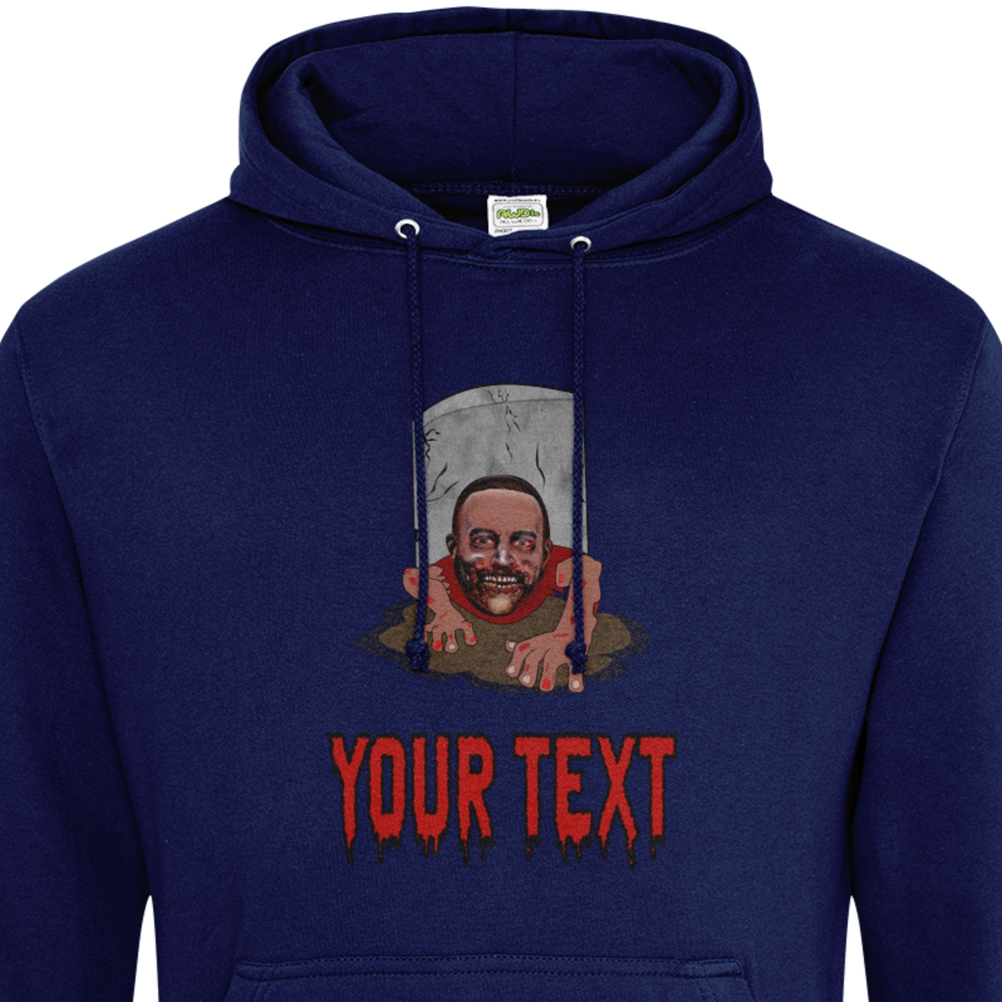 Zombie Grave Halloween Hoodie | Funny Trick or Treat - Halloween Party Pullover Hoodie