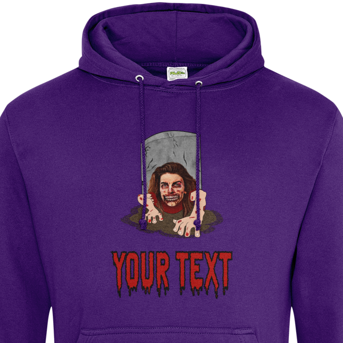 Zombie Grave Halloween Hoodie | Funny Trick or Treat - Halloween Party Pullover Hoodie