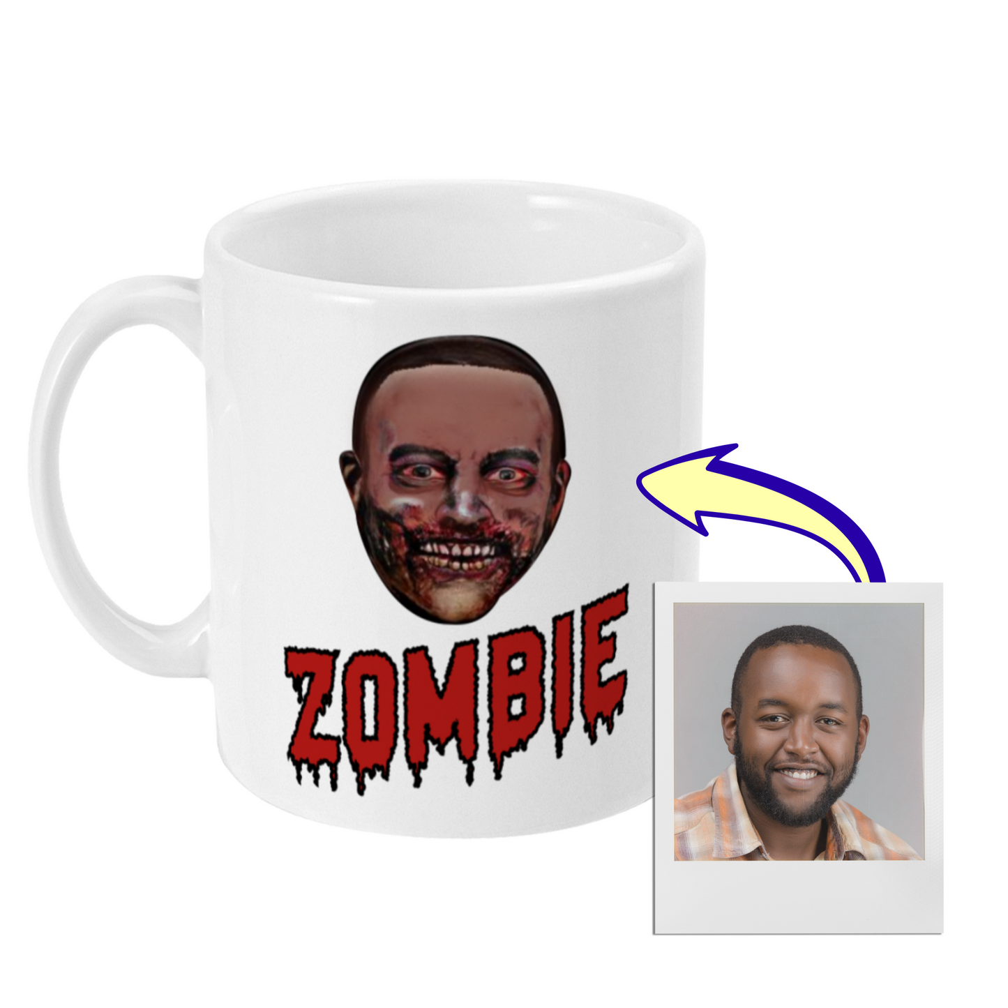 Zombie Head Mug