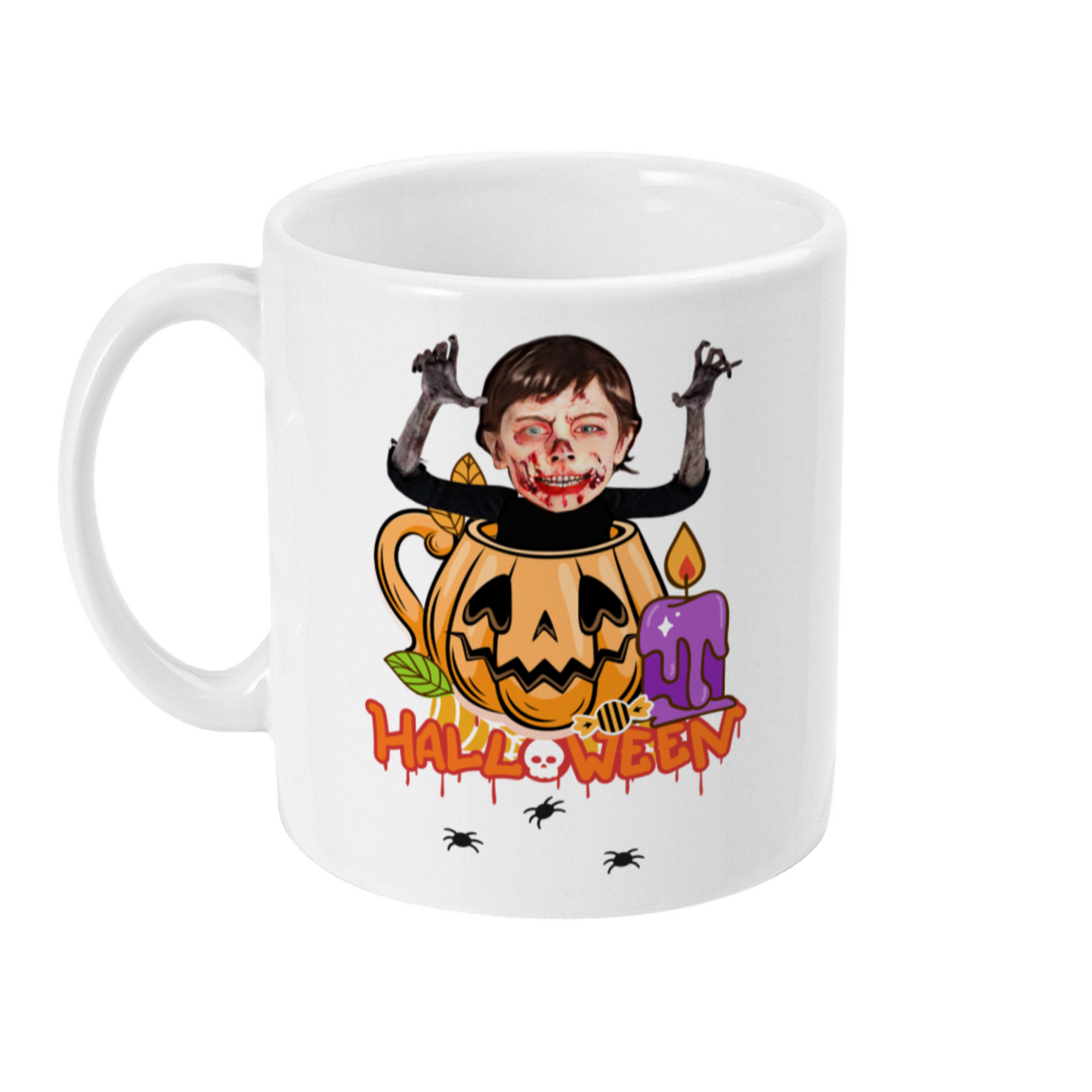 Zombie Pumpkin Mug