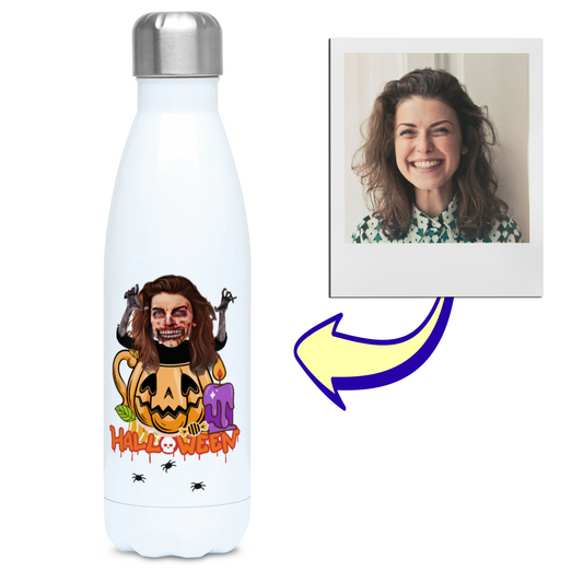 Zombie Pumpkin Flask | 500ml Water Bottle