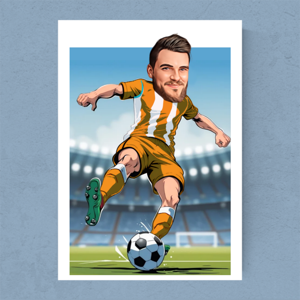 Football / Soccer Player Poster