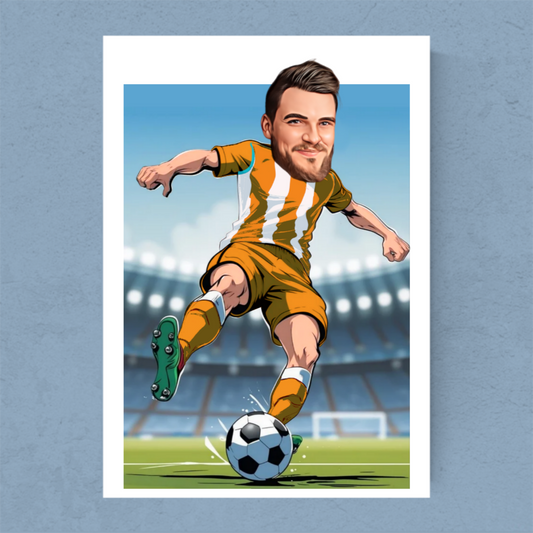 Football / Soccer Player Poster