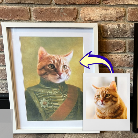 Royal Pet Portrait | General - Painting Style Print - Your Pet - Renaissance Fine Art Print