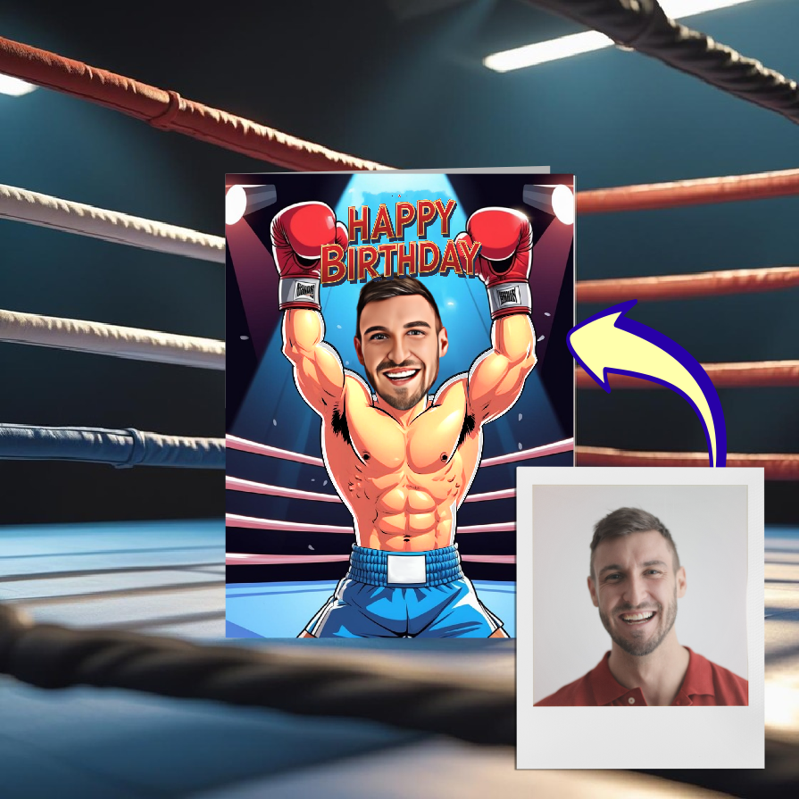 Boxer Celebration Card