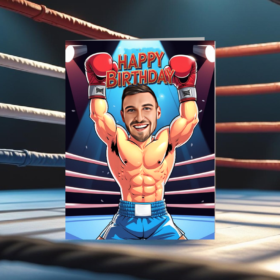 Boxer Celebration Card