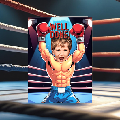 Boxer Celebration Card