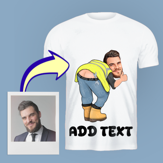 Funny Builder’s Bum T-Shirt – Laugh-Out-Loud Workwear Tee