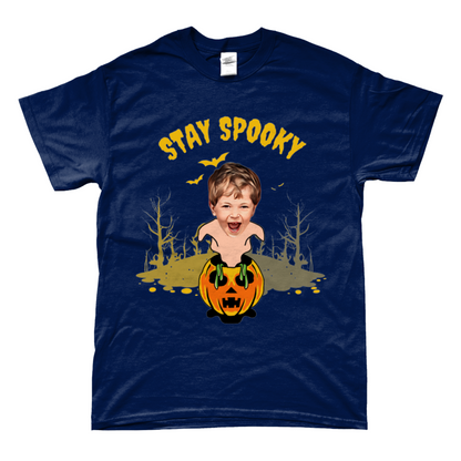 Ghostly Pumpkin Halloween - Trick or Treat T-Shirt