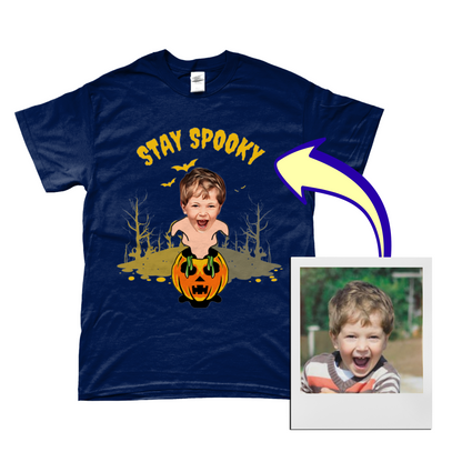 Ghostly Pumpkin Halloween - Trick or Treat T-Shirt