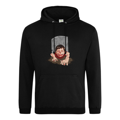 Zombie Grave Halloween Hoodie | Funny Trick or Treat - Halloween Party Pullover Hoodie