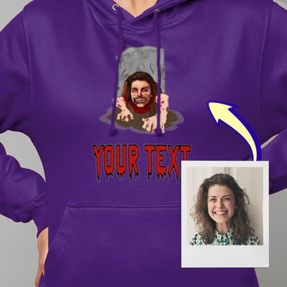 Zombie Grave Halloween Hoodie | Funny Trick or Treat - Halloween Party Pullover Hoodie