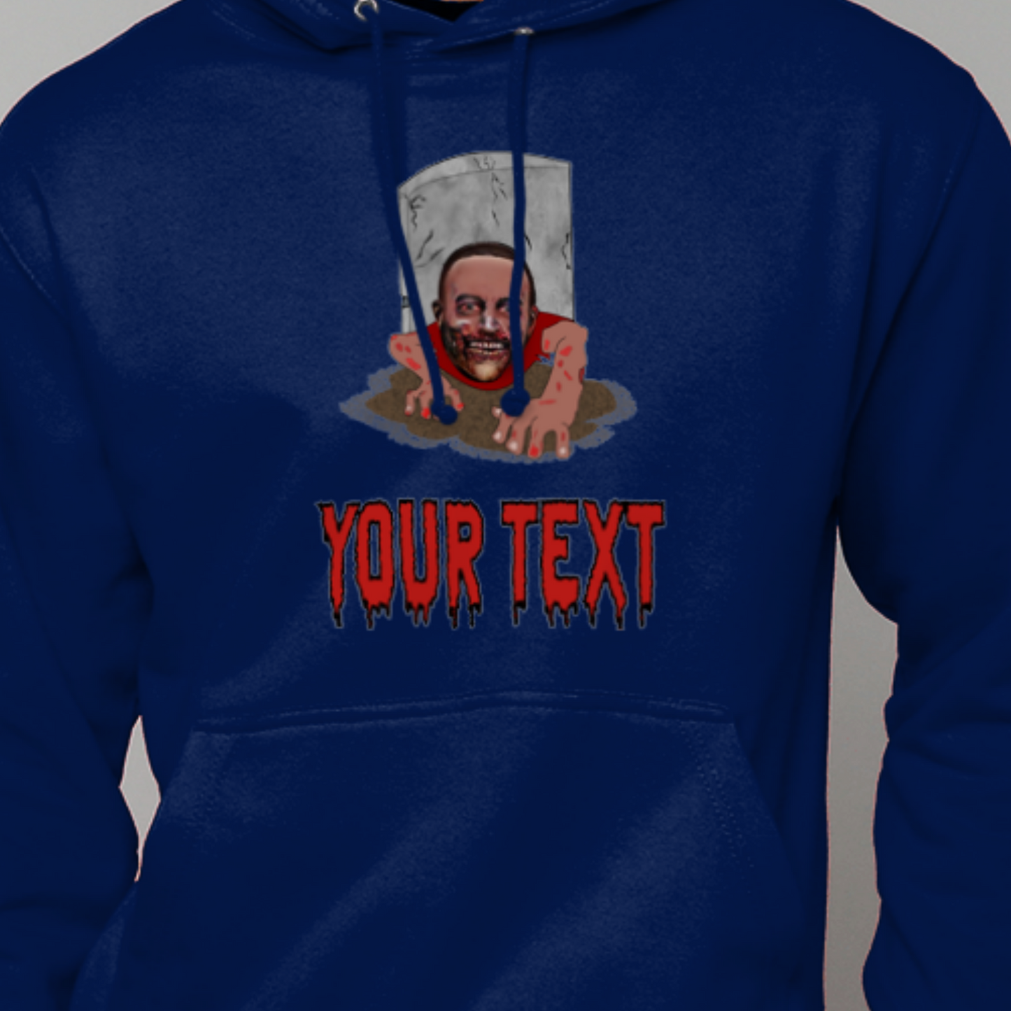 Zombie Grave Halloween Hoodie | Funny Trick or Treat - Halloween Party Pullover Hoodie