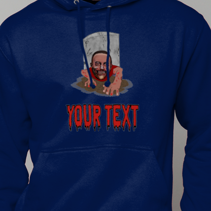 Zombie Grave Halloween Hoodie | Funny Trick or Treat - Halloween Party Pullover Hoodie