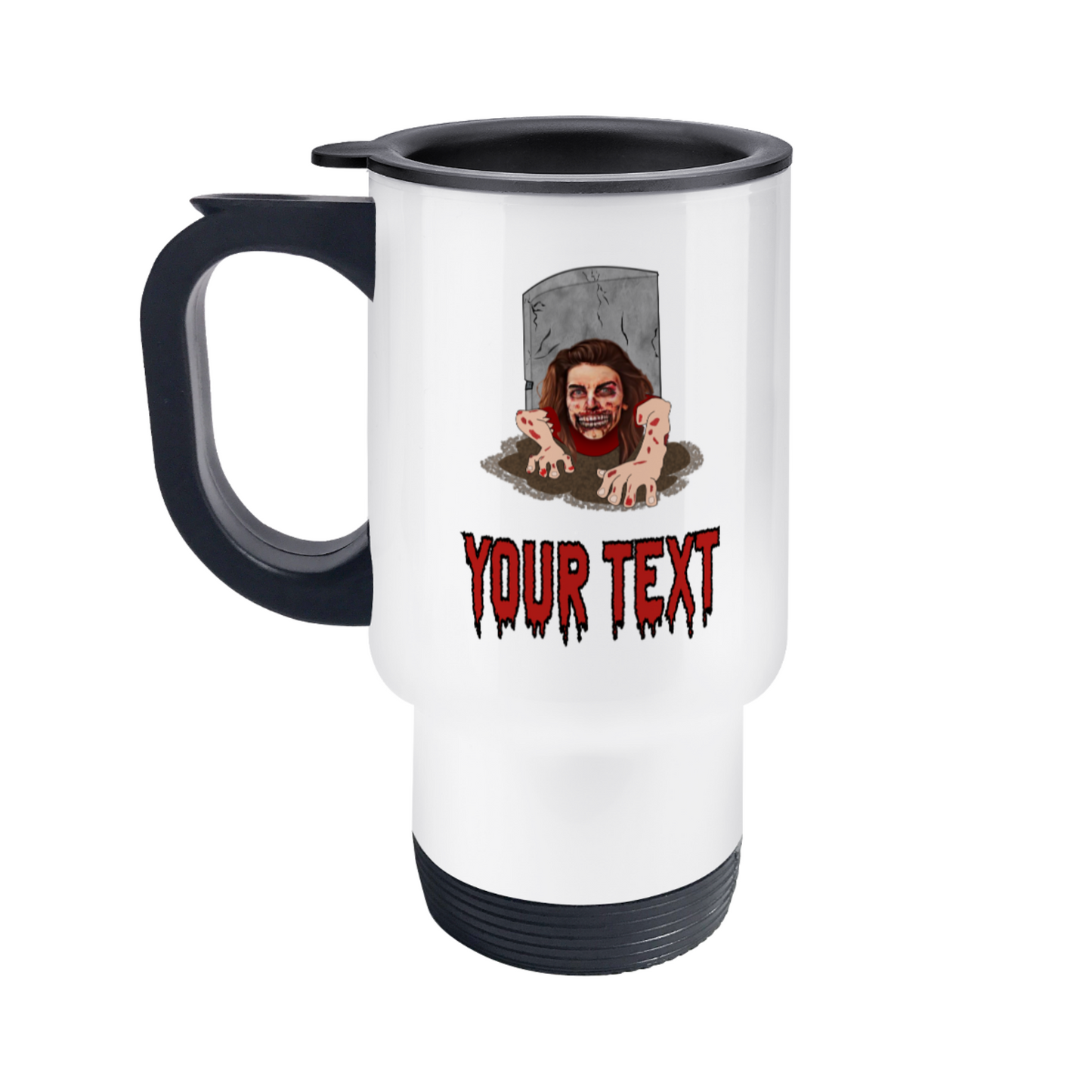 Zombie Grave Travel Mug | 14oz Stainless Steel Travel Mug