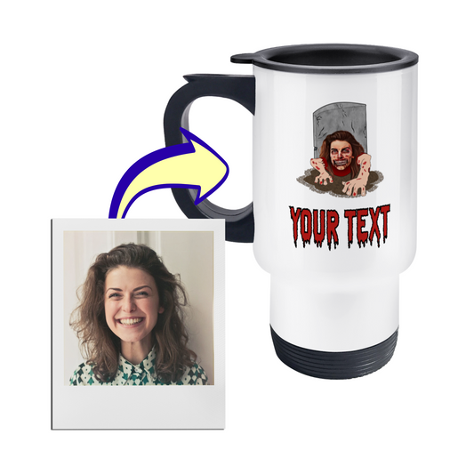 Zombie Grave Travel Mug | 14oz Stainless Steel Travel Mug