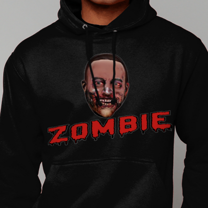Zombie Face Halloween Hoodie | Funny Trick or Treat - Halloween Party Pull over Hoodie