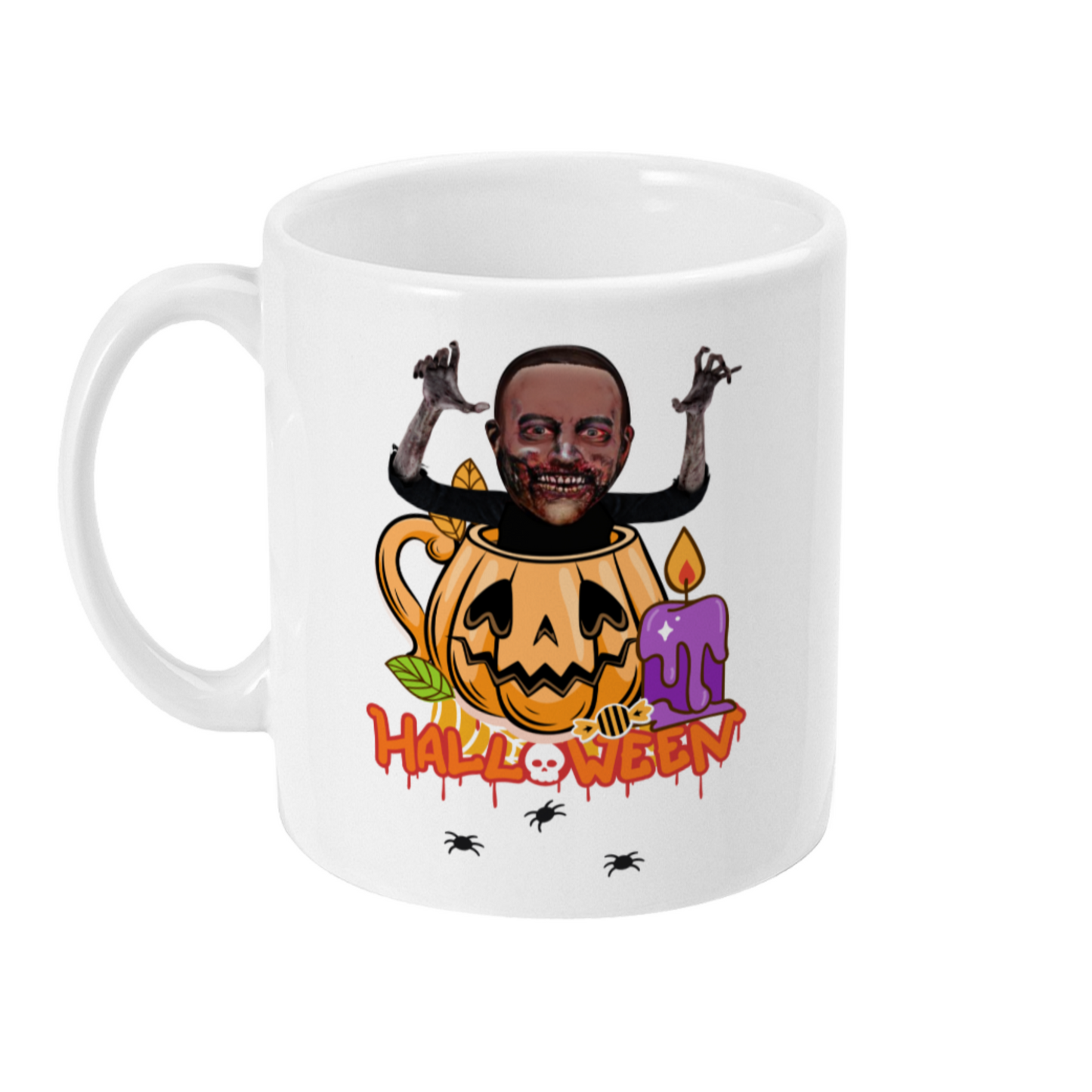 Zombie Pumpkin Mug