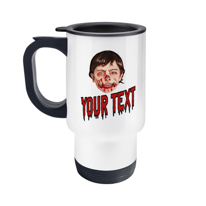 Zombie Head Travel Mug | 14oz Stainless Steel Travel Mug